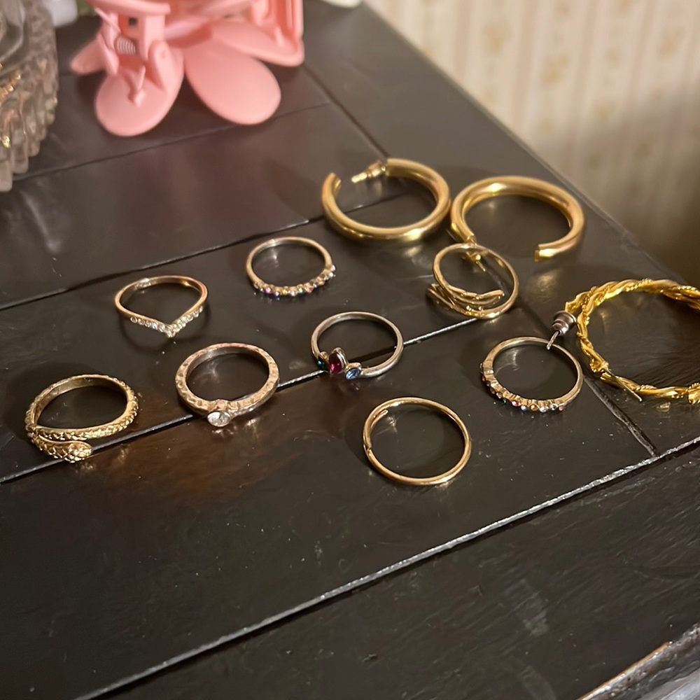 gold jewelry bundle